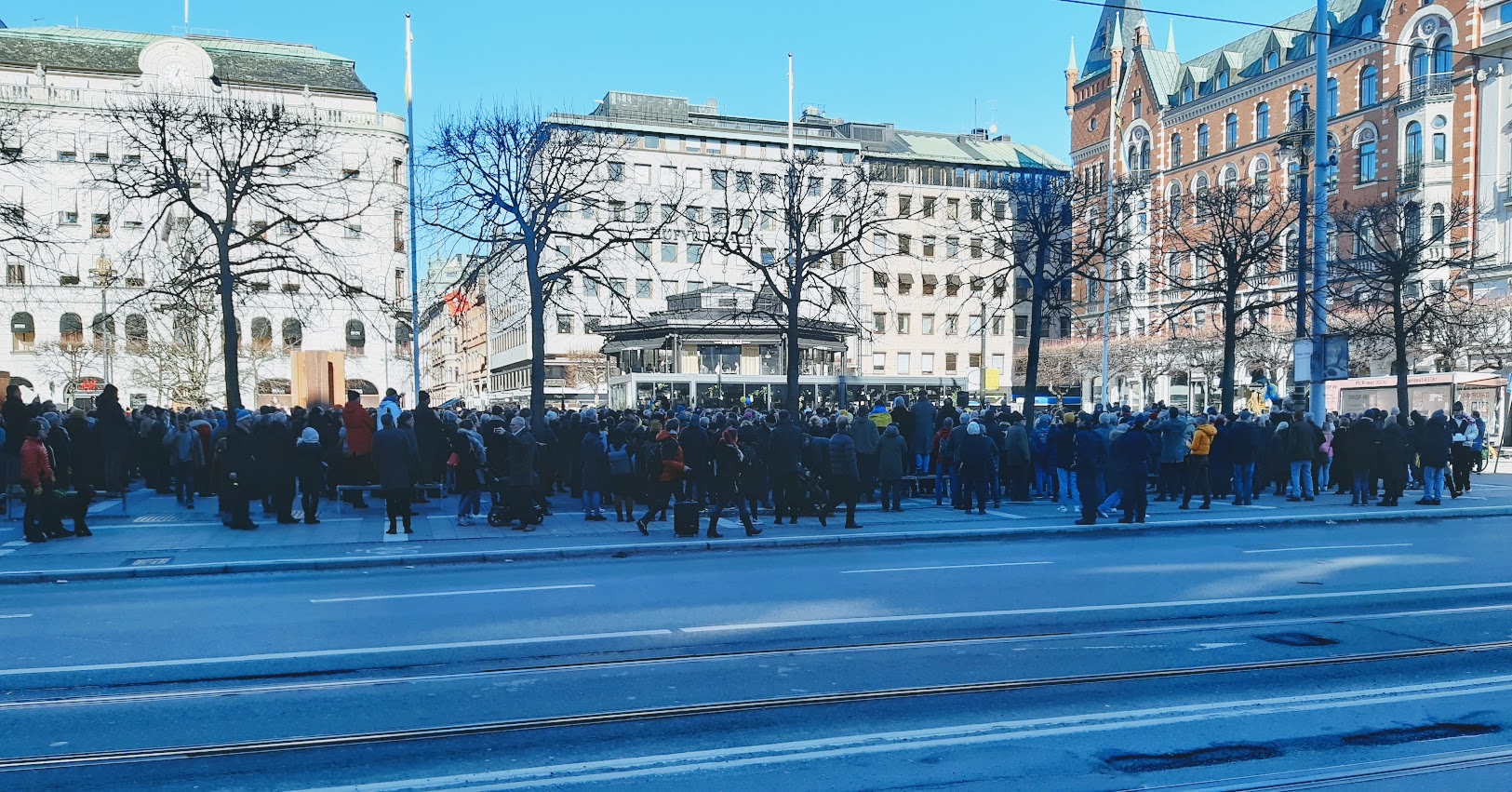 Norrmalmstorg 28 februari 2022
