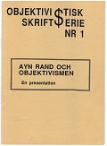 Objektivistisk $kriftserie nummer 1