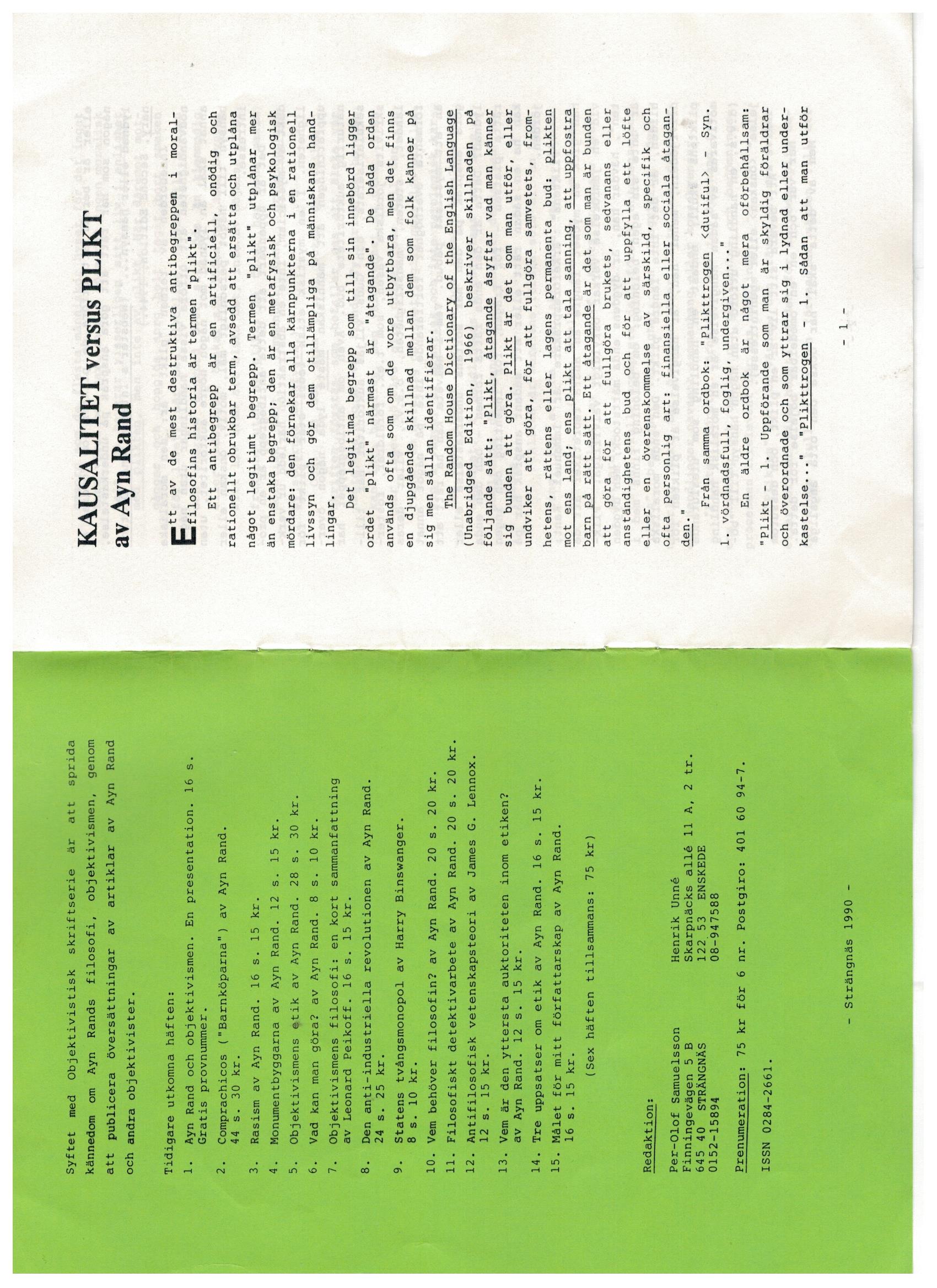 Första uppslaget i O$ nummer 16