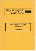 Objektivistisk $kriftserie nummer 35