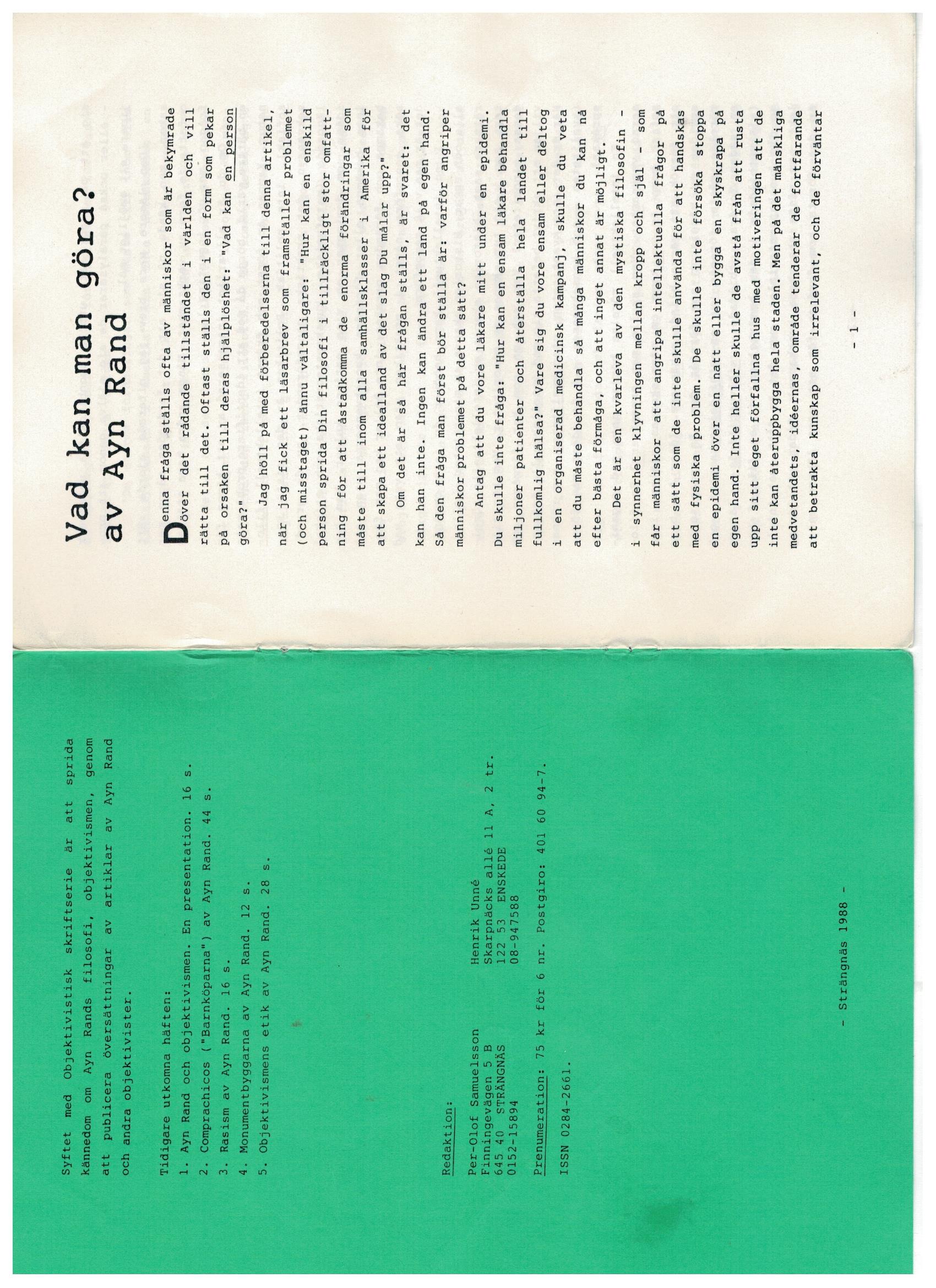 Första uppslaget i O$ nummer 6