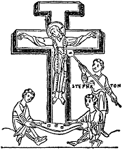 Jesus på korset; ett 900-talsstick