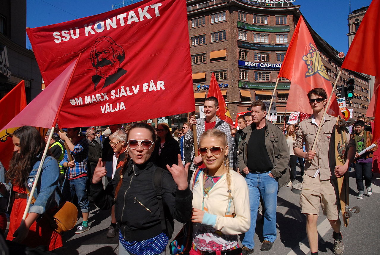 Första maj-foto från 2012