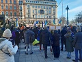 Demonstration mot Putinkriget