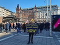 Demonstration mot Putinkriget