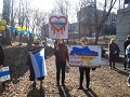 Demonstration mot Putinkriget
