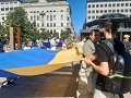 Demonstration mot Putinkriget