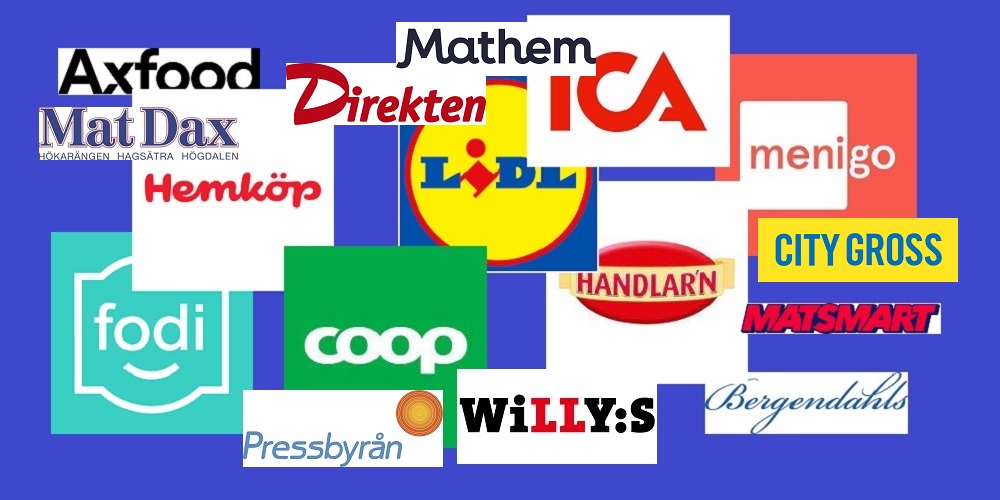 Livsmedelsbutikernas loggor