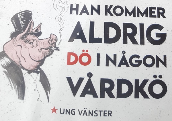 Ung Vänsters nidbild av kapitalister